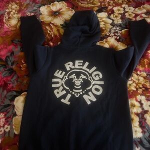 True Religion Dark Blue Graphic Hoodie